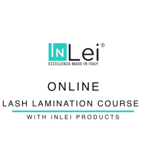Online lash lamination course with InLei products